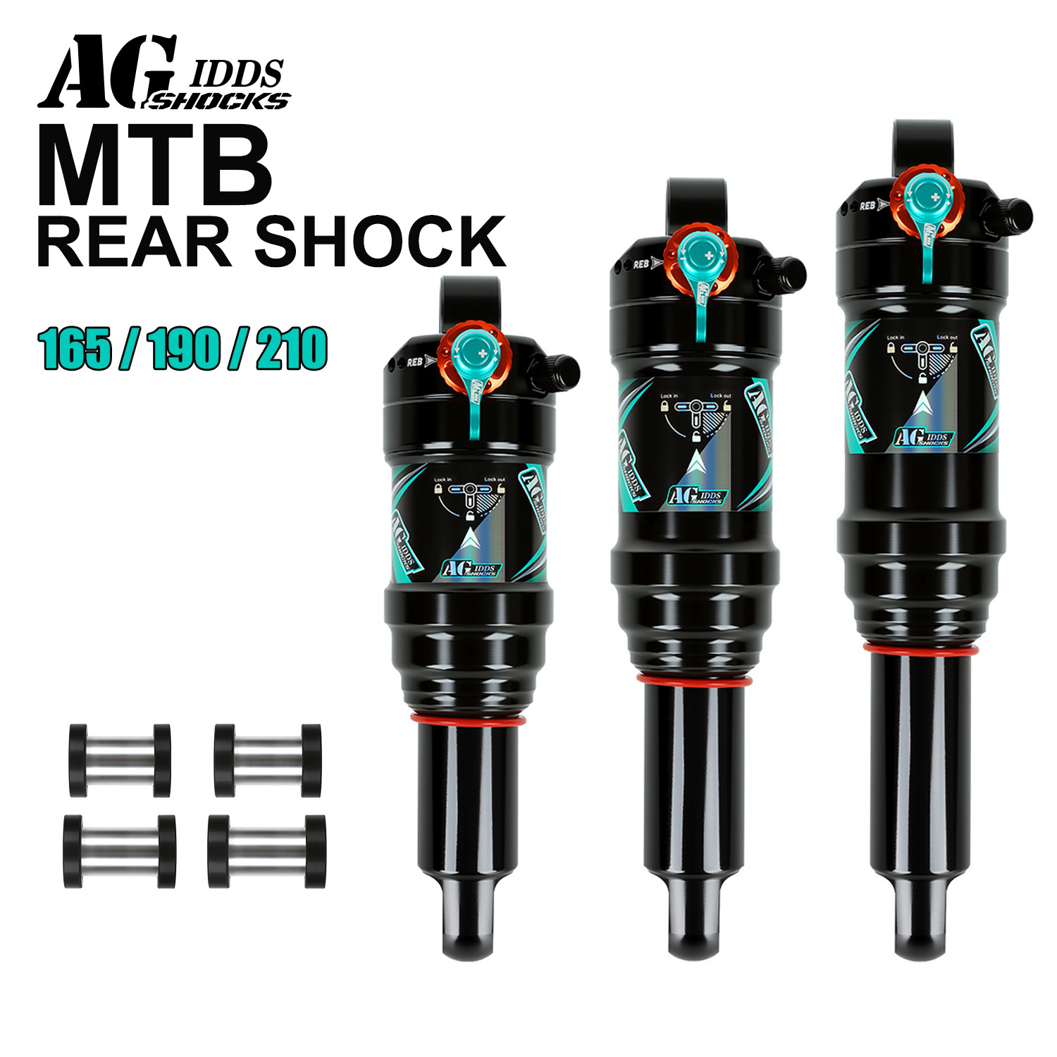 AGSHOCKS MTB Rear Shock Bicycl - Mountain Biking Downhill 评论和价格