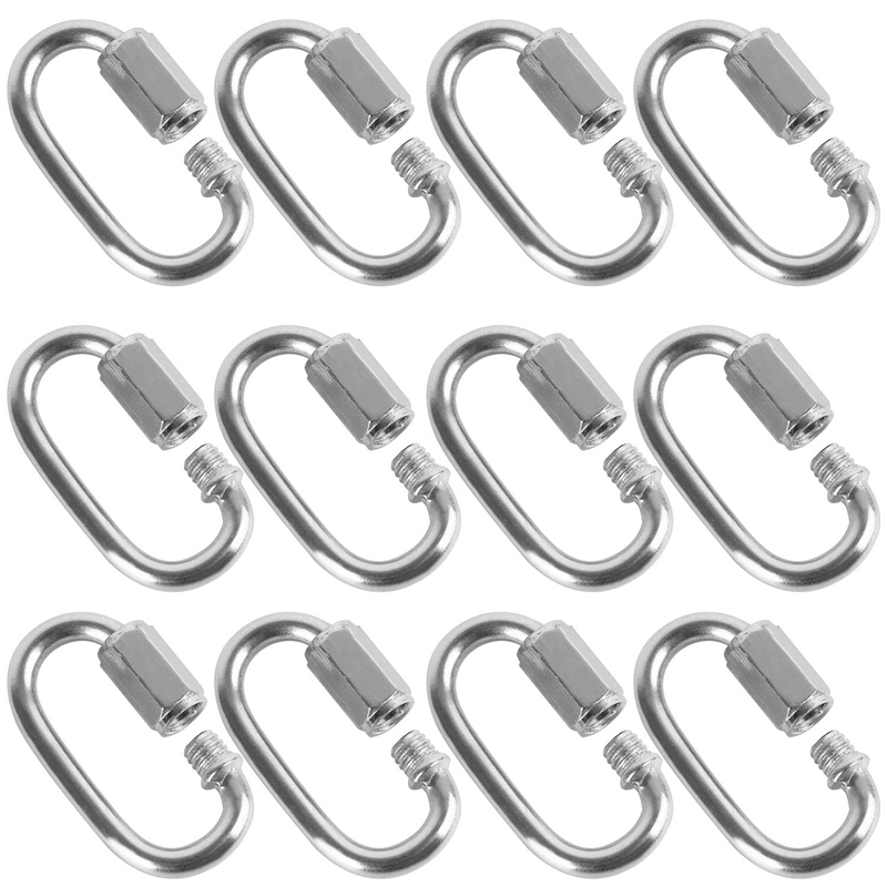 12 Pcs Quick Link 4MM Stainles - Chain Quick Link 评论和价格