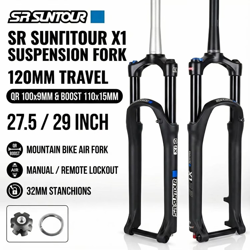 SR SUNTOUR X1 MTB Air Suspensi - Mtb Fork Air 评论和价格