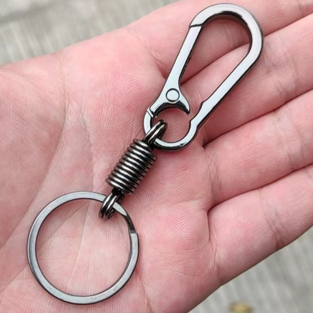 Simple Carabiner Clip Keyring  - Chain Quick Link 评论和价格