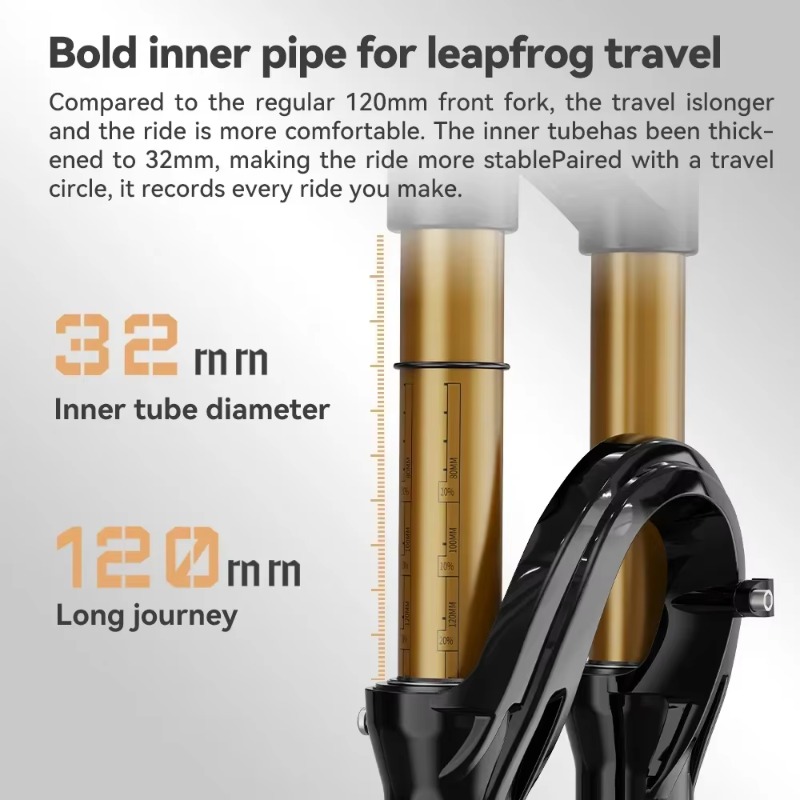 MTB Air Suspension Fork 26/27. - Mtb Fork Air 评论和价格